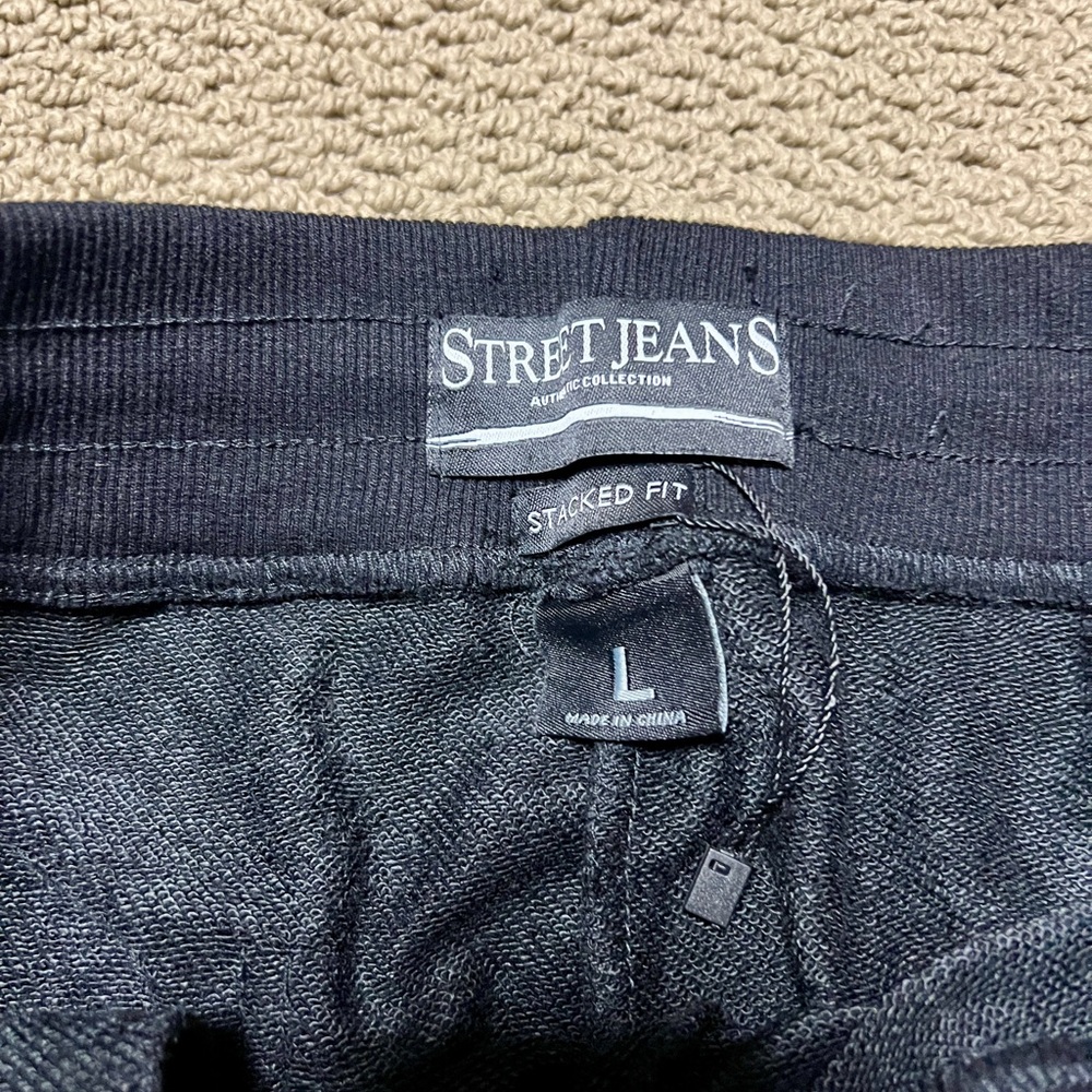 Black stacked sweatpants - Picture 3 of 3